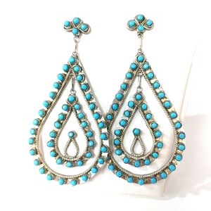 Sterling Silver and Turquoise Earrings